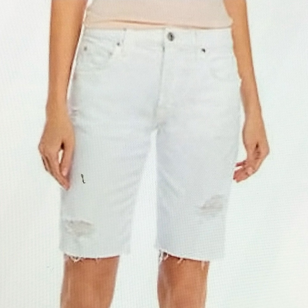 7 for all bermuda shorts distressed sz 24 NWT *T